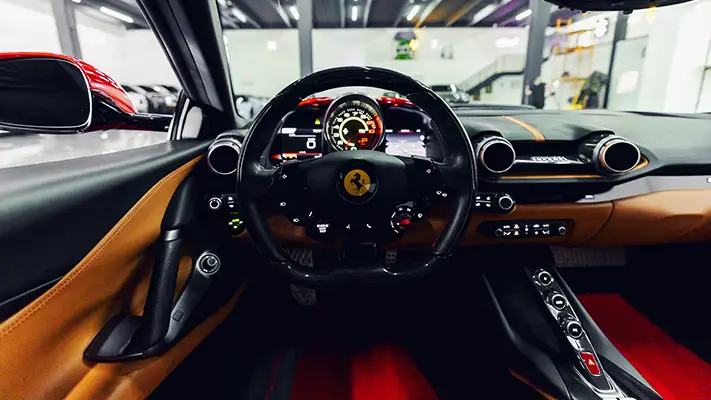 red-ferrari-812-superfast-rental-dashboard-view-mph-club