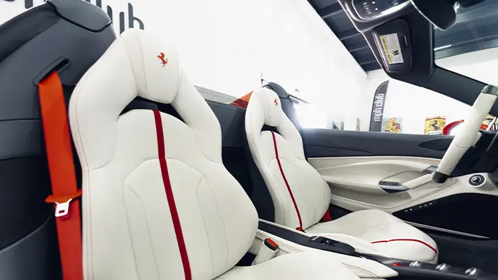 red-with-white-ferrari-f8-spider-rental-interior-view-mph-club